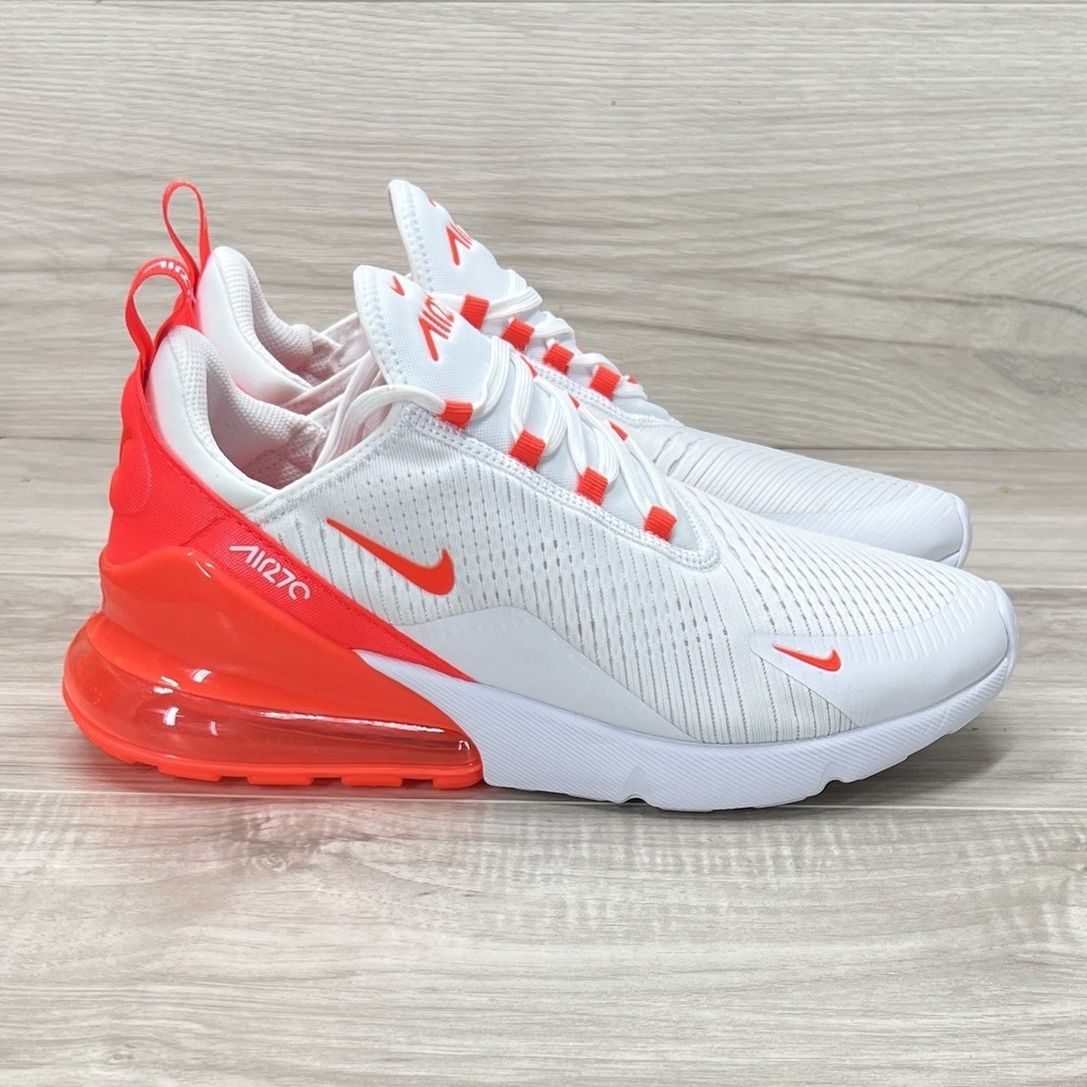 Nike Air Max 270 'White Bright Crimson' HJ3222-102 Womens Size 10 - Picture 3 of 9